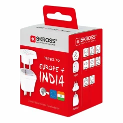 SKROSS Ladegeräte Und Reisestecker^COMBO WORLD EU + IND - Reisestecker