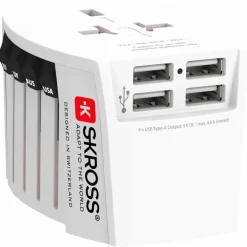 SKROSS Ladegeräte Und Reisestecker^MUV USB (4XA) - Reisestecker
