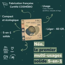 SLOE Ausrüstungspflege|Hygiene Und Körperpflege^NEO: FESTE 5-IN-1-MEHRZWECKSEIFE - Outdoor Seife