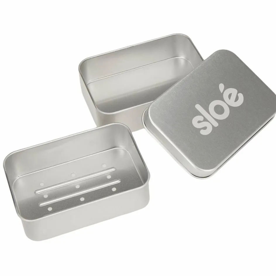 SLOE Hygiene Und Körperpflege^RECHTECKIGE SEIFENDOSE 2-IN-1 - Dose