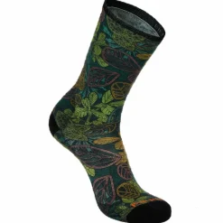 Outlet BIKE ZERO CUSHION ALOHA FOREST PRINT CRE Unisex - Fahrradsocken Damen Socken|Socken