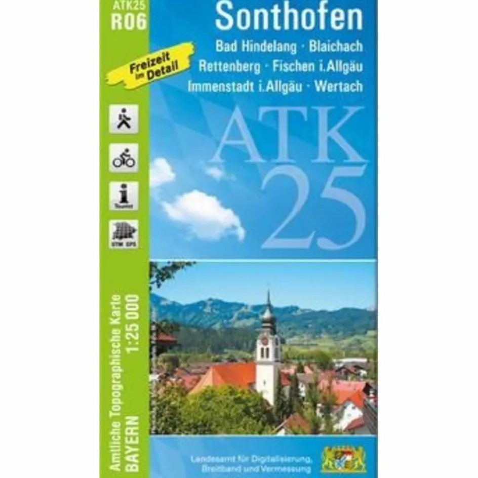 New SONTHOFEN (AMTLICHE TOPOGRAPHISCHE KARTE 1:25000) Straßenkarten|Wanderkarten Und Winterkarten