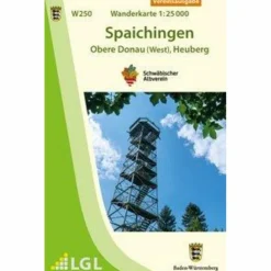 New SPAICHINGEN - OBERE DONAU (WEST), HEUBERG. WANDERKARTE 1:25. Wanderkarten Und Winterkarten|Wanderkarten Und Winterkarten