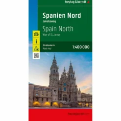 Straßenkarten|Straßenkarten^SPANIEN NORD - JAKOBSWEG, STRAßENKARTE 1:400.000 - Straßenkarte