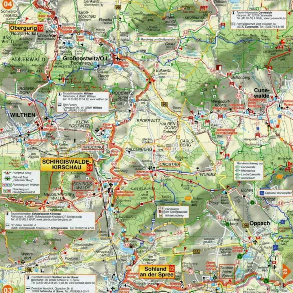 Best SPREE-RADWEG 1 : 50 000. RADWANDERKARTE - Fahrradkarte Fahrradkarten|Fahrradkarten