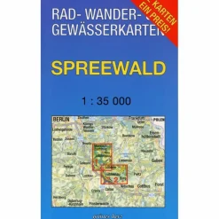 Sale SPREEWALD 1 : 35 000 - Fahrradkarte Fahrradkarten|Wanderkarten Und Winterkarten