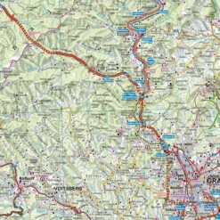 STEIERMARK, STRAßEN- UND FREIZEITKARTE 1:200.000 - Straßenkarte Straßenkarten|Straßenkarten