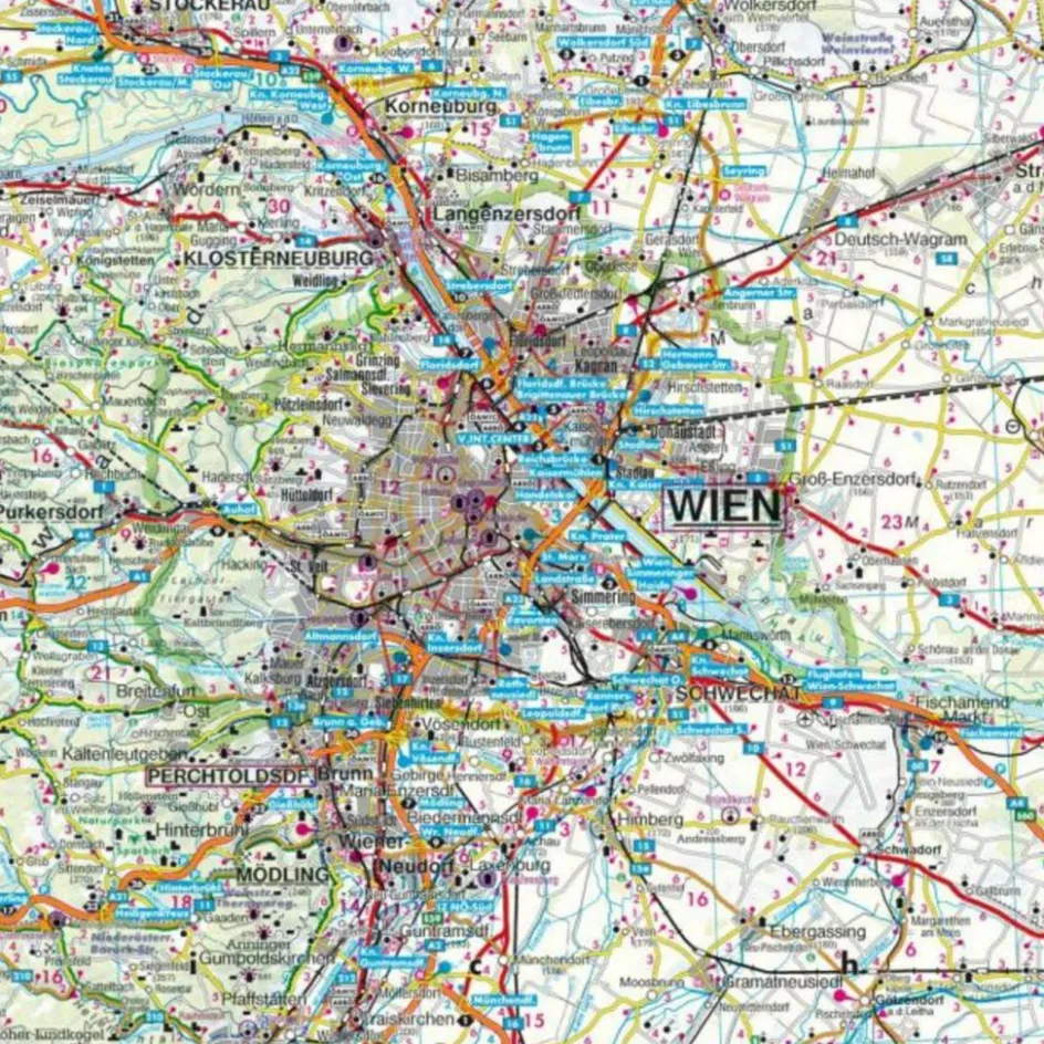Straßenkarten|Straßenkarten^ÖSTERREICH, STRAßENKARTE 1:300.000, FREYTAG & BERNDT - Straßenkarte