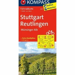 Clearance STUTTGART - REUTLINGEN - MÜNSINGER ALB 1 - Fahrradkarte Fahrradkarten|Fahrradkarten
