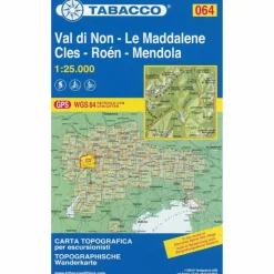 TABACCO 064 VAL DI NON-LEMADDALENE - Wanderkarte Wanderkarten Und Winterkarten|Wanderkarten Und Winterkarten