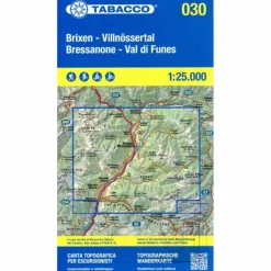 Sale TABACCO WANDERN BRIXEN 1:25000 Wanderkarten Und Winterkarten|Wanderkarten Und Winterkarten