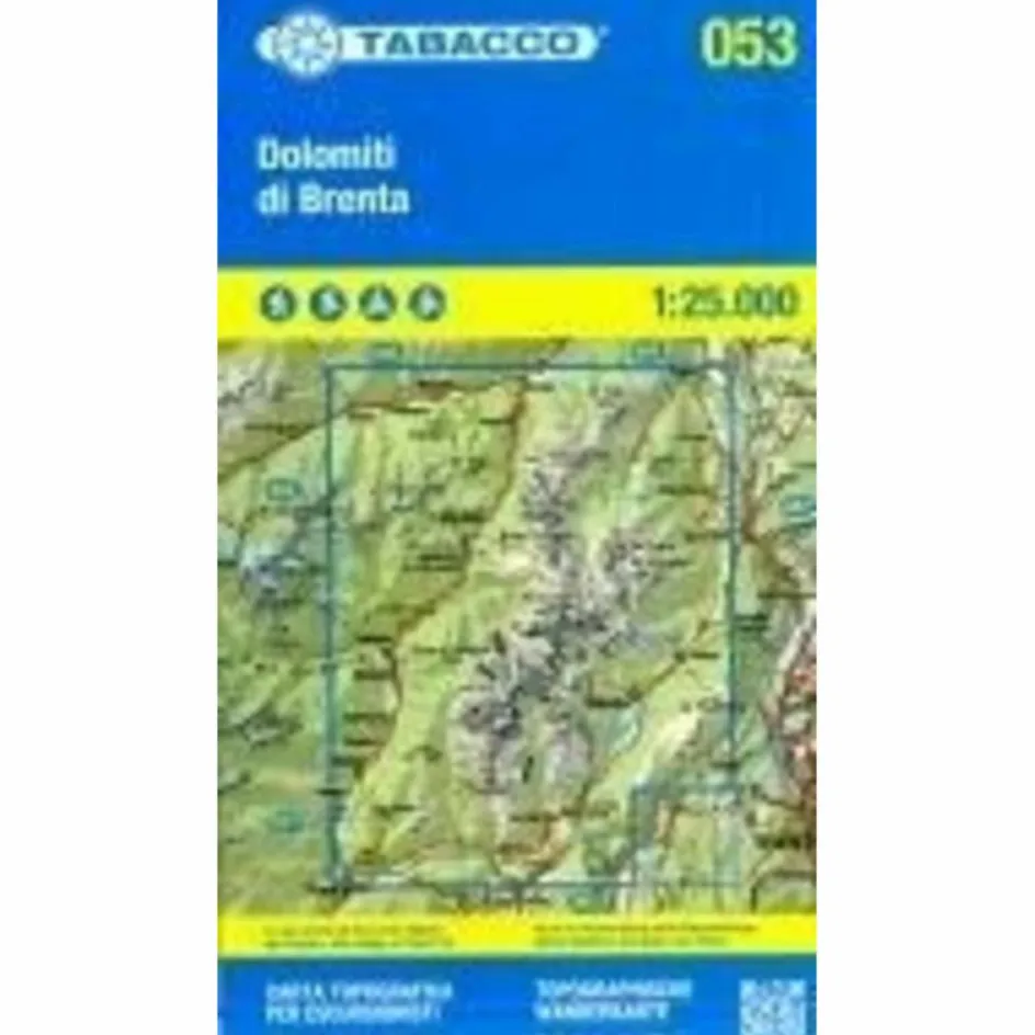 Clearance TABACCO WANDERN DOLOMITI BRENTA 1:25000 Wanderkarten Und Winterkarten|Wanderkarten Und Winterkarten