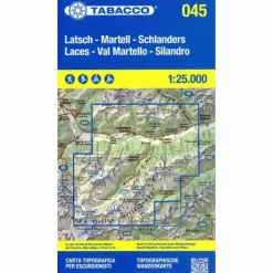 Wanderkarten Und Winterkarten|Wanderkarten Und Winterkarten^TABACCO WANDERN LATSCH MARTELL 1:25000
