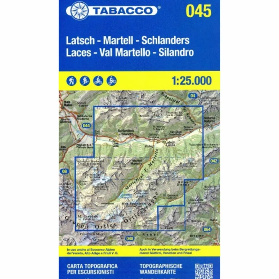Wanderkarten Und Winterkarten|Wanderkarten Und Winterkarten^TABACCO WANDERN LATSCH MARTELL 1:25000