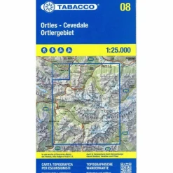 Wanderkarten Und Winterkarten|Wanderkarten Und Winterkarten^TABACCO WANDERN ORTLERGEBIET 1:25000