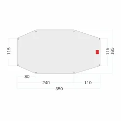 Tatonka Zeltzubehör^FLOOR SHEET PE ARCTIS 3 - Zeltplane