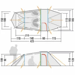 Discount GRÖNLAND 3 - Tunnelzelt 3-Personen-Zelte|Winterzelte