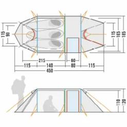 Tatonka 3-Personen-Zelte|Winterzelte^POLAR 3 - Tunnelzelt