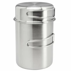 POT SET FOR GAS CARTRIDGE 450 + BURNER - Kochtopf Campingtöpfe Und Campinggeschirr