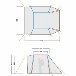 Tatonka Autodachzelte Und Dachträger^VAN CAMP BASIC - Busvorzelt