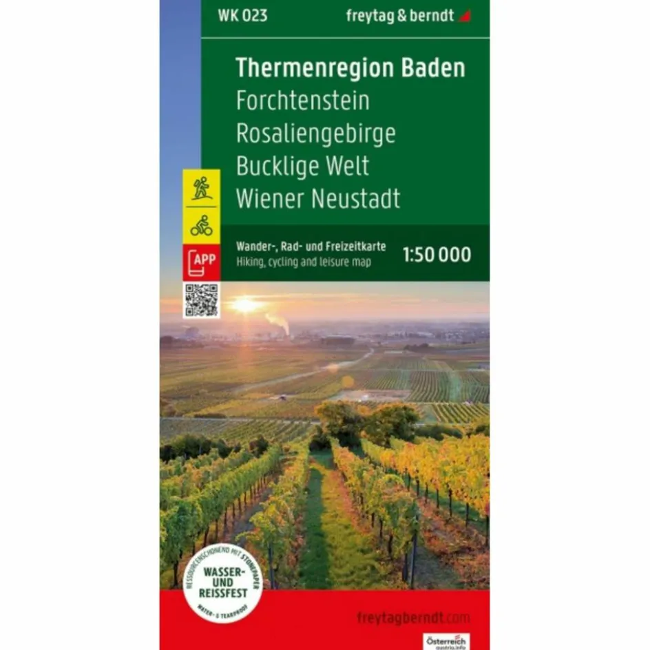 Discount THERMENREGION BADEN, WANDER-, RAD- UND FREIZEITKARTE - Wanderkarte Wanderkarten Und Winterkarten|Wanderkarten Und Winterkarten