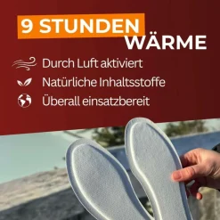Best SOHLENWÄRMER 1 PAAR - Beheizbare Einlegesohlen Damen Handwärmer Und Taschenöfen|Schuhzubehör