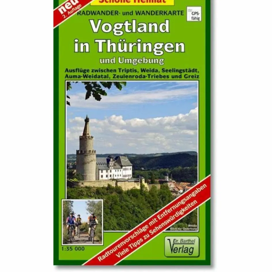 Fahrradkarten|Wanderkarten Und Winterkarten^THÜRINGER VOGTLAND UND UMGEBUNG - Wanderkarte