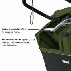 Kinder Thule Kinder Fahrradanhänger^CHARIOT CAB - Fahrradanhänger