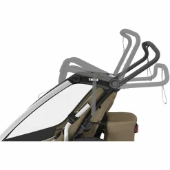 Kinder Thule Kinder Fahrradanhänger^CHARIOT CROSS SINGLE FADED - Fahrradanhänger