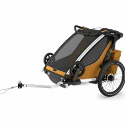 Kinder Thule Kinder Fahrradanhänger^CHARIOT SPORT DOUBLE NATURAL GOLD - Fahrradanhänger