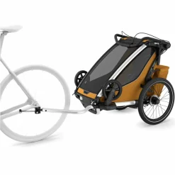 Outlet CHARIOT SPORT SINGLE NATURAL GOLD - Fahrradanhänger Kinder Kinder Fahrradanhänger