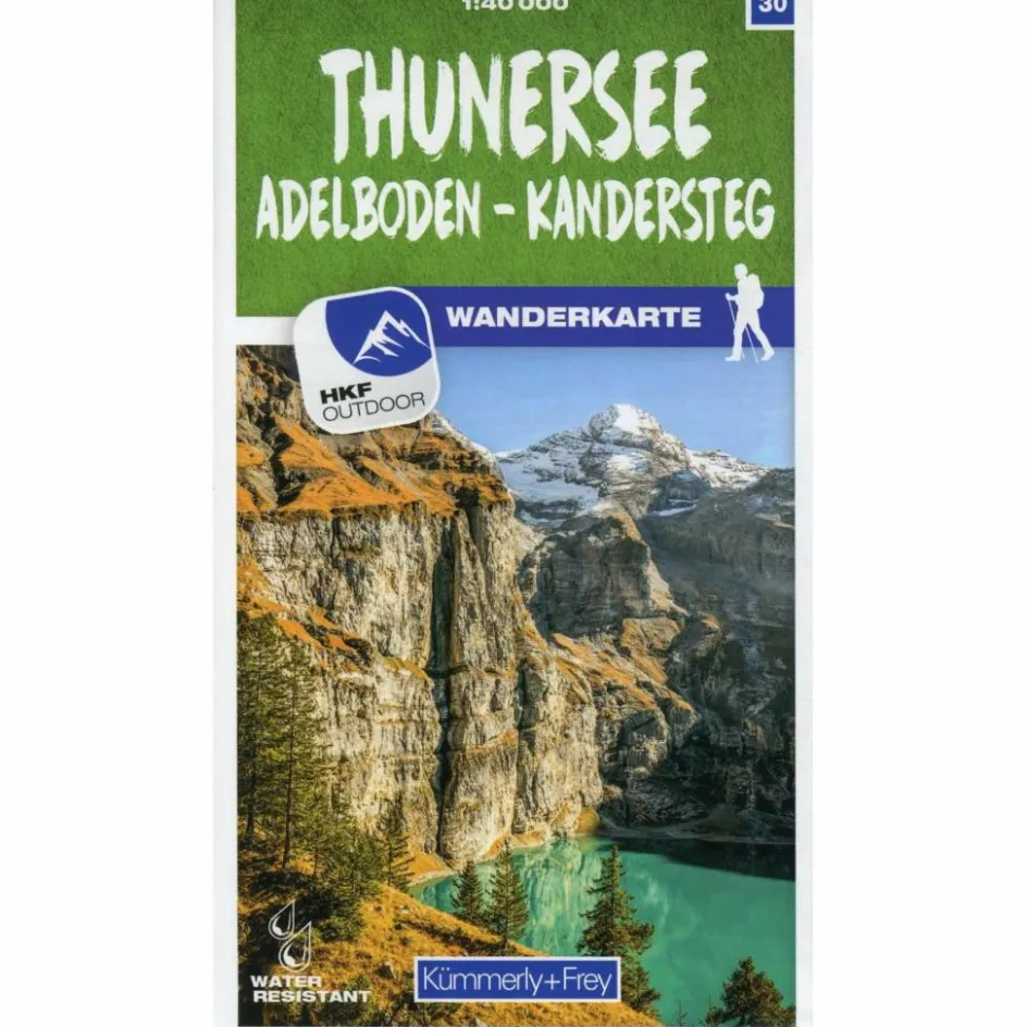 Wanderkarten Und Winterkarten|Wanderkarten Und Winterkarten^THUNERSEE / ADELBODEN - KANDERSTEG 30 WANDERKARTE 1:40 000 - Wanderkarte