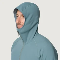 Best KVALØYA HOOD M Herren - Fleecejacke Herren Pullover Und Fleecepullover|Outdoorjacken