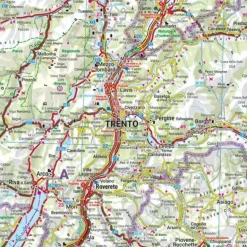 Straßenkarten|Straßenkarten^TIROL - DOLOMITEN - GARDASEE - PANORAMA, STRAßENKARTE - Straßenkarte