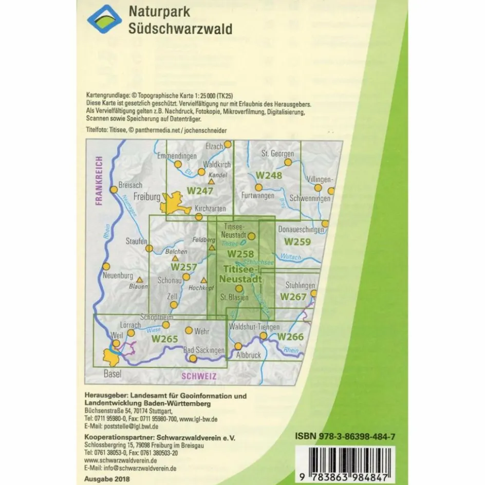 Online TITISEE-NEUSTADT 1: 25 000 Wanderkarten Und Winterkarten|Wanderkarten Und Winterkarten