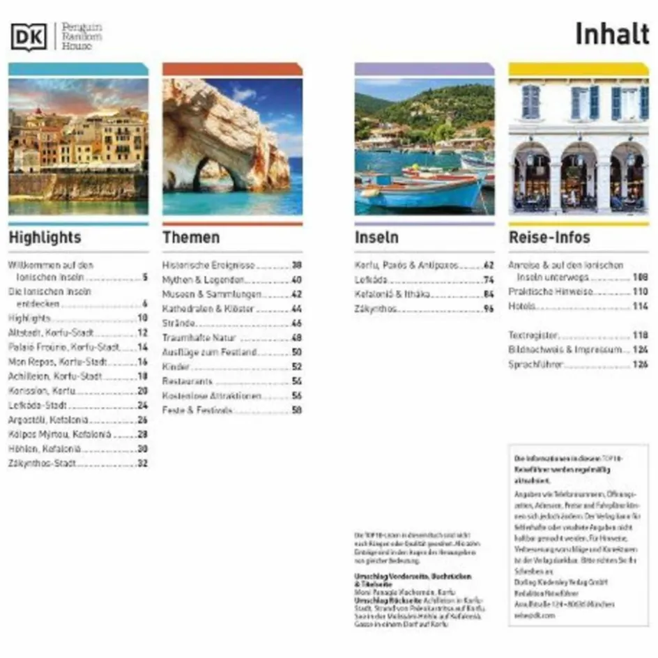 Reiseführer Südosteuropa^TOP10 REISEFÜHRER KORFU & IONISCHE INSELN