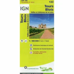 Clearance TOURS BLOIS 1:100 000 - Wanderkarte Wanderkarten Und Winterkarten|Wanderkarten Und Winterkarten
