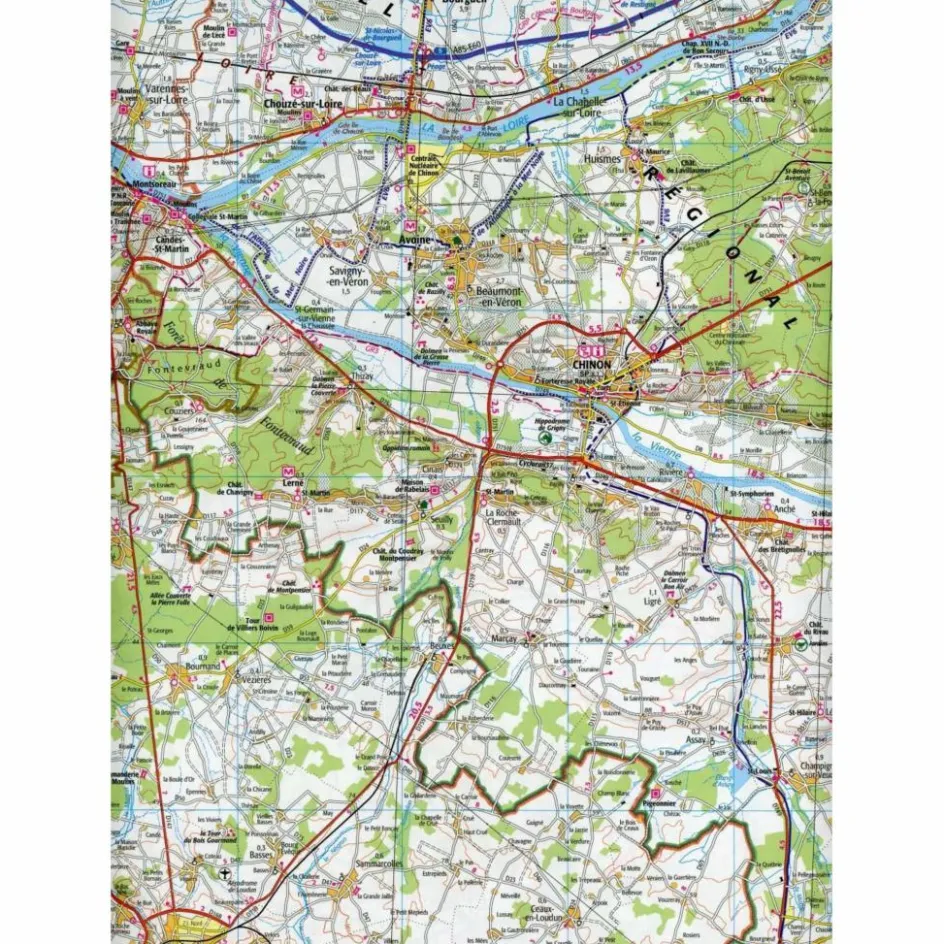 Clearance TOURS BLOIS 1:100 000 - Wanderkarte Wanderkarten Und Winterkarten|Wanderkarten Und Winterkarten