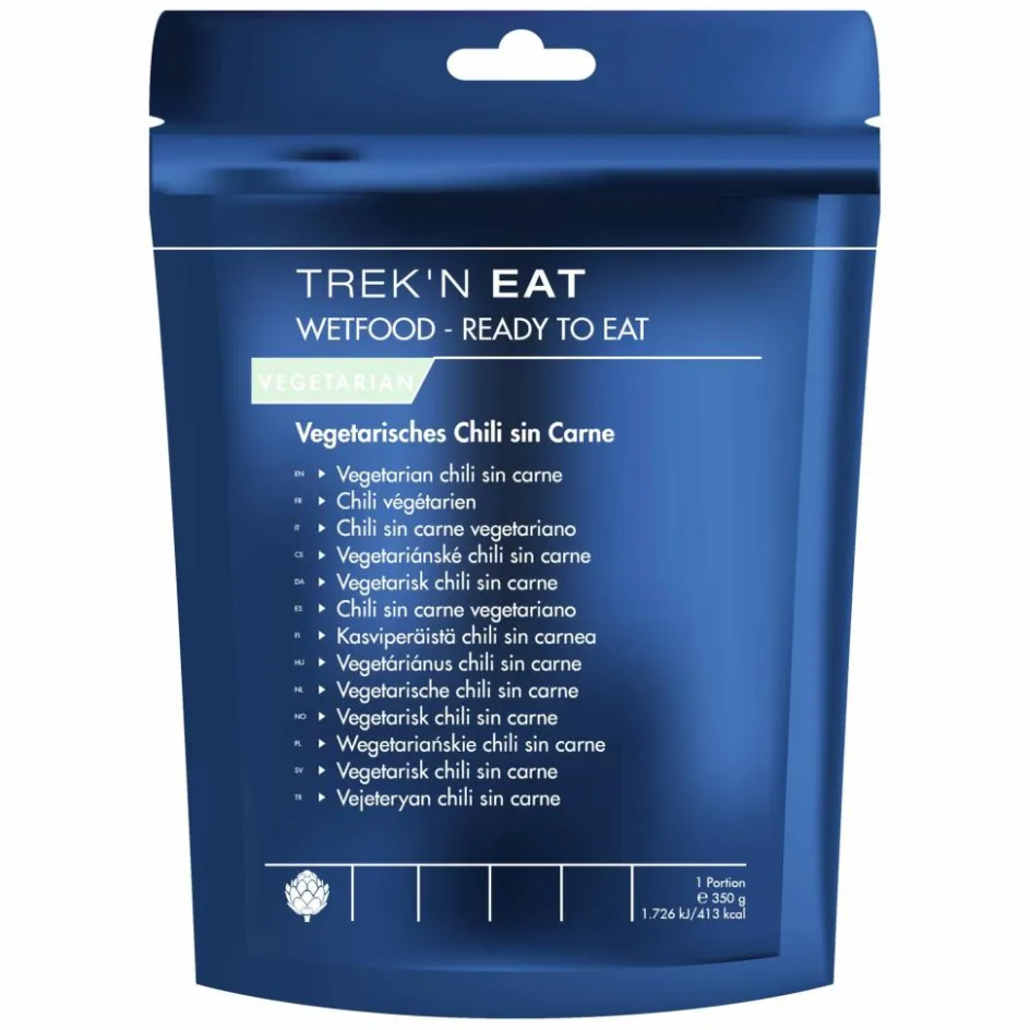Online TREK'N EAT VEGETARISCHES CHILI SIN CARNE-RTE - Outdoor Essen Verpflegung