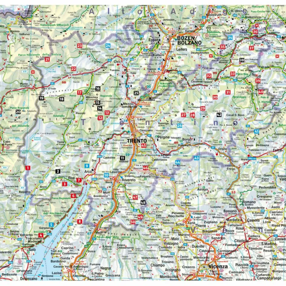 Wanderführer^TRENTINO - GARDASEE - Wanderführer