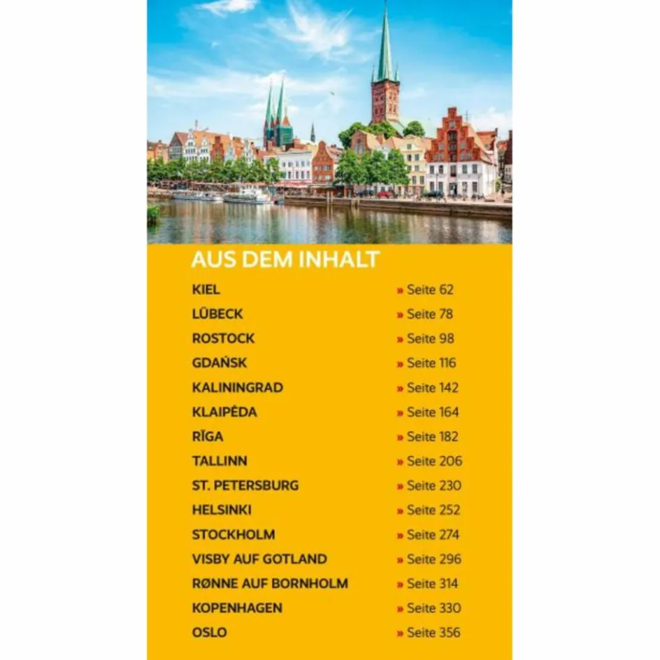 New TRESCHER REISEFÜHRER OSTSEESTÄDTE Reiseführer Mitteleuropa