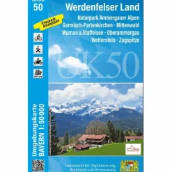 Discount UK50-50 WERDENFELSER LAND Fahrradkarten|Wanderkarten Und Winterkarten