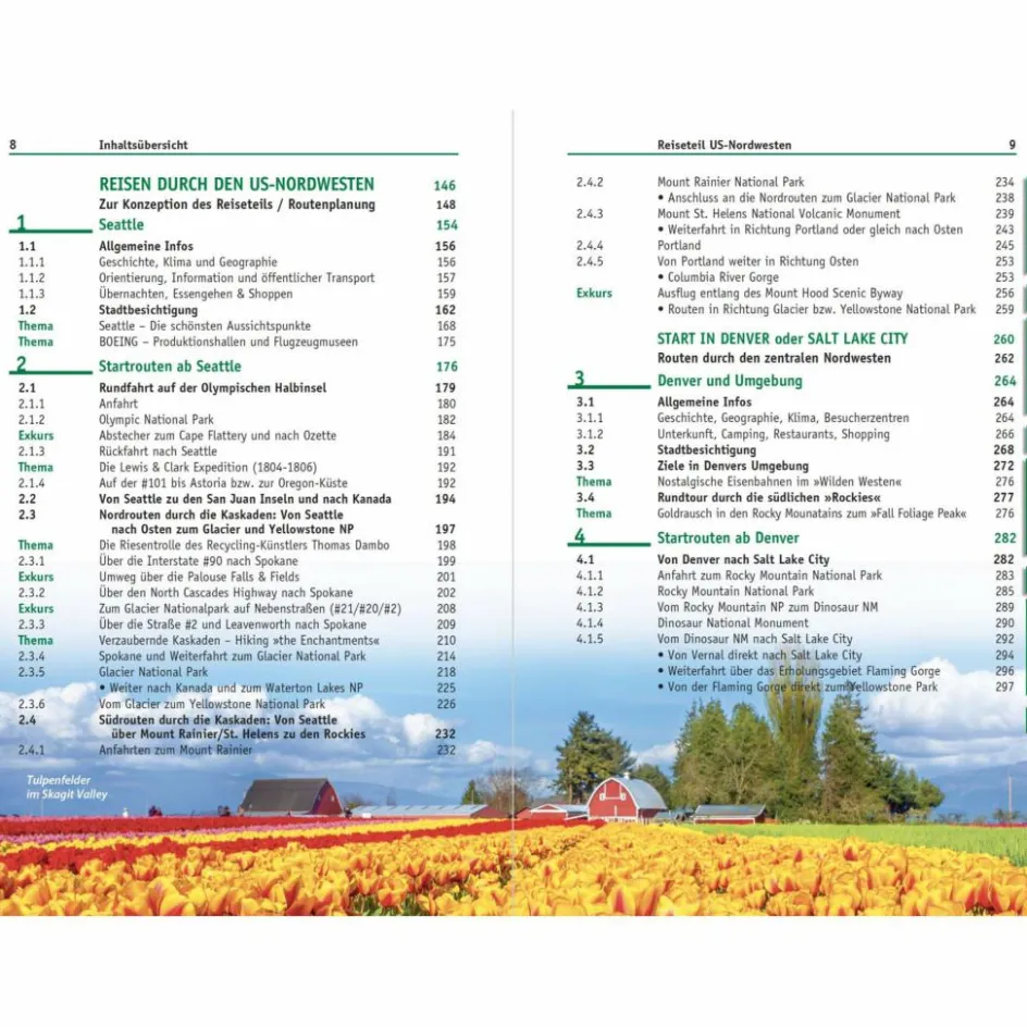 Hot USA NORDWEST / KANADA SÜDWEST Reiseführer Nordamerika