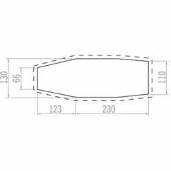 Vaude Zeltzubehör^FP ARCO 2P Unisex - Footprint