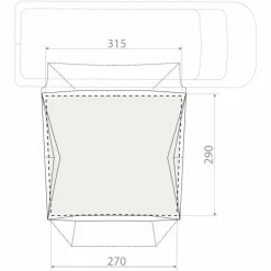 New FPC DRIVE PAVILLON Zeltzubehör