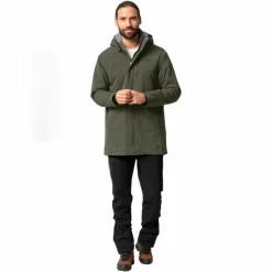 Herren Vaude Outdoorjacken^IDRIS WOOL PARKA II Herren - Wintermantel