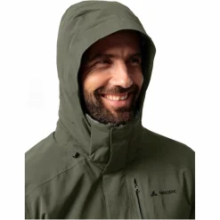 Herren Vaude Outdoorjacken^IDRIS WOOL PARKA II Herren - Wintermantel