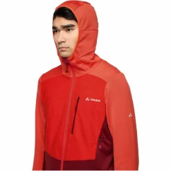 Best MONVISO HOODED GRID FLEECE JACKET Herren - Fleecejacke Herren Pullover Und Fleecepullover|Outdoorjacken