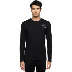 Herren Vaude Funktionsunterwäsche^MONVISO WOOL LS T-SHIRT II Herren - Baselayer-Shirt