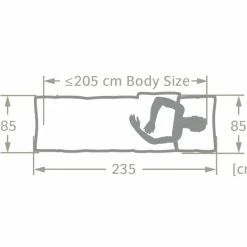 NAVAJO 500 XL II SYN - Kunstfaserschlafsack Kunstfaserschlafsäcke|Sommerschlafsäcke
